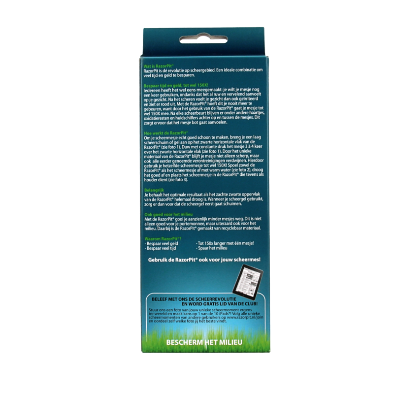 Razorpit Scheermesjesreiniger zwart 1 Stuks