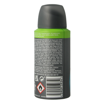 Dove Deodorant spray men+ care clean comfort 75 Milliliter