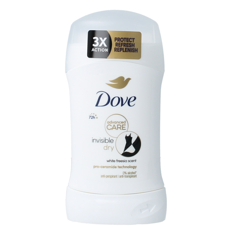Dove Deodorant stick invisible dry 40 Milliliter