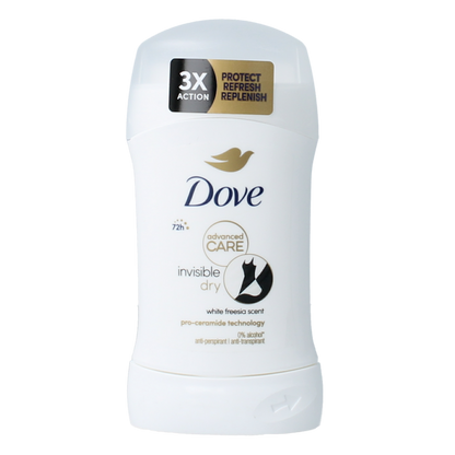 Dove Deodorant stick invisible dry 40 Milliliter