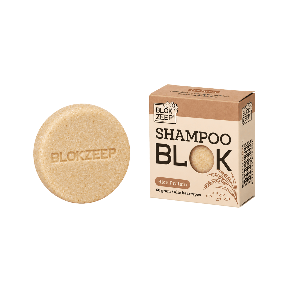 Blokzeep Shampoo Bar - Rice Protein 60.00 Gram
