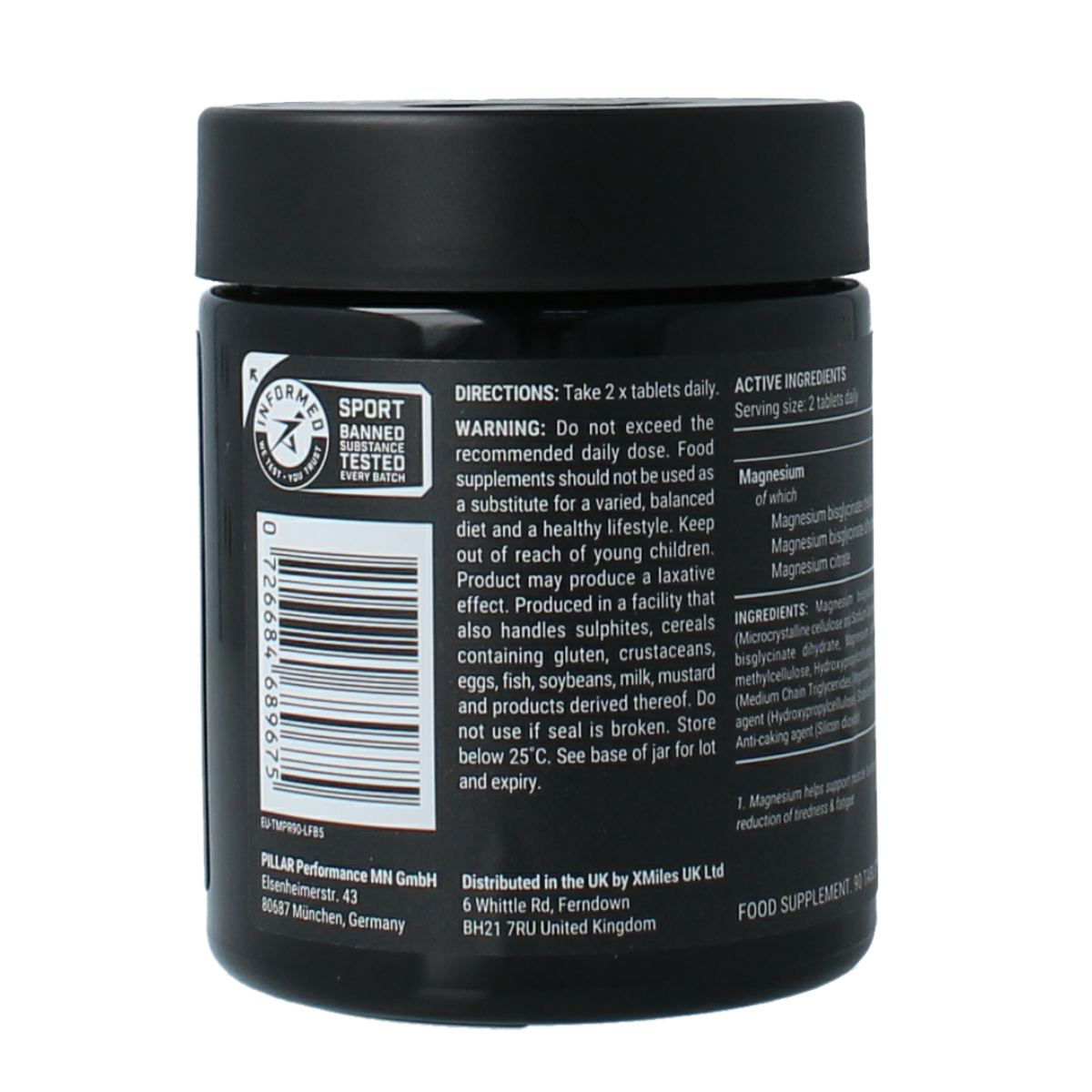 PILLAR Triple magnesium tablets 90.00 Tabletten