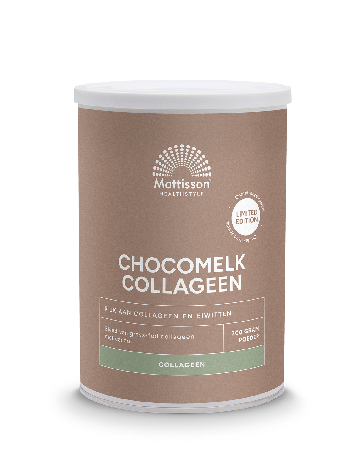 Mattisson Chocomelk collageen Limited Edition 300.00 Gram