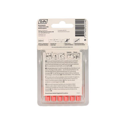 TePe Interdentale rager extra soft licht rood maat 2 6 Stuks