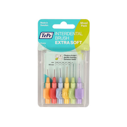 TePe Interdentale rager x-soft gemengd 6 Stuks