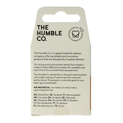 The Humble Co Dental floss cinnamon 50 meter 1 Stuks