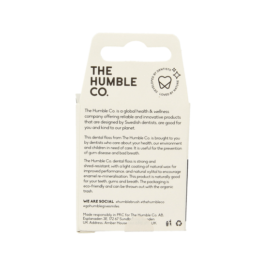 The Humble Co Dental floss charcoal 1 Stuks