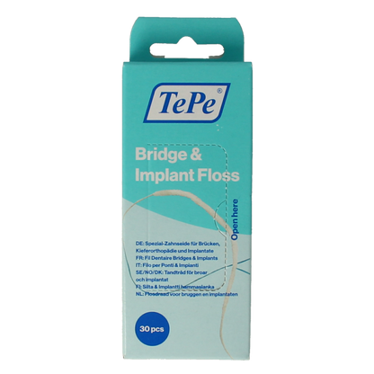 TePe Bridge & implant floss 30 Stuks