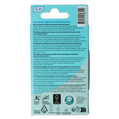 TePe Interdentale ragers original zwart 1,5mm maat 8 6 Stuks