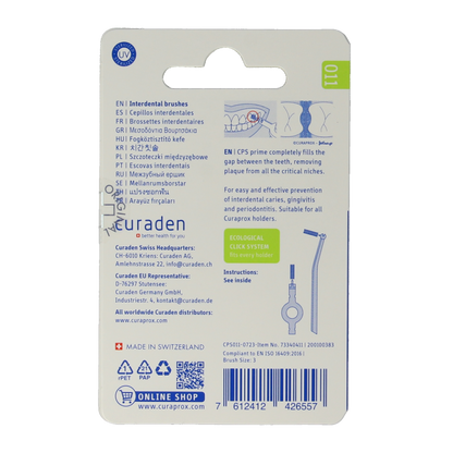 Curaprox PS rager 11 lg navulling 5mm 8 Stuks