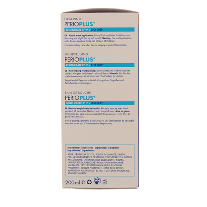 Curaprox Perio plus regenerate CHX 0.09 200 Milliliter