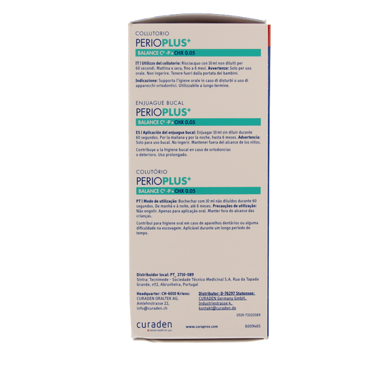 Curaprox Perio plus balance CHX 0.05 200 Milliliter