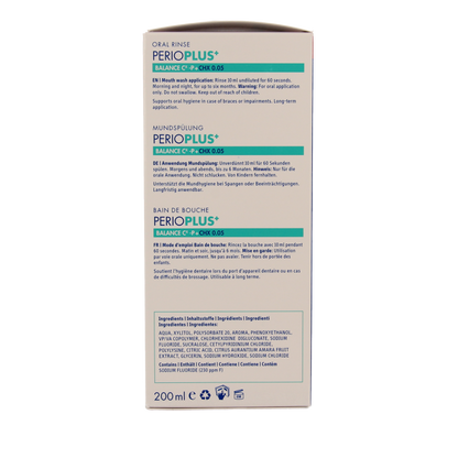 Curaprox Perio plus balance CHX 0.05 200 Milliliter