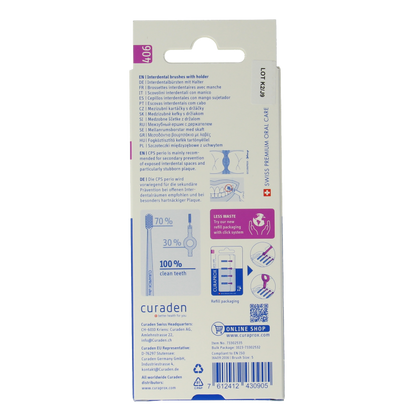 Curaprox Perio start 406 fuchsia 5 Stuks