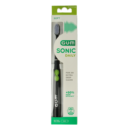 GUM Sonic tandenborstel daily batterij 1 Stuks