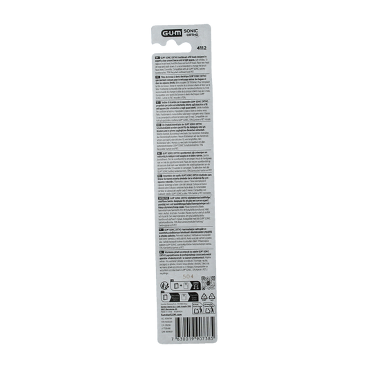 GUM Sonic ortho batterij tandenborstel refill 1 Stuks