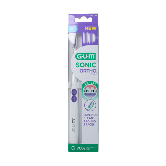 GUM Sonic ortho batterij tandenborstel 1 Stuks