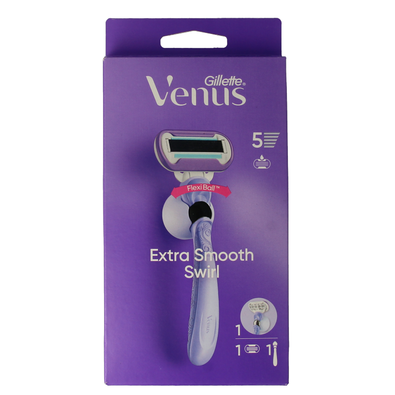 Gillette Venus deluxe smooth swirl razor 1 Stuks