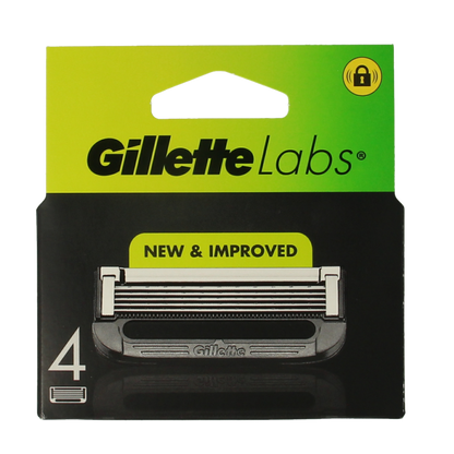 Gillette Labs blades 4 Stuks