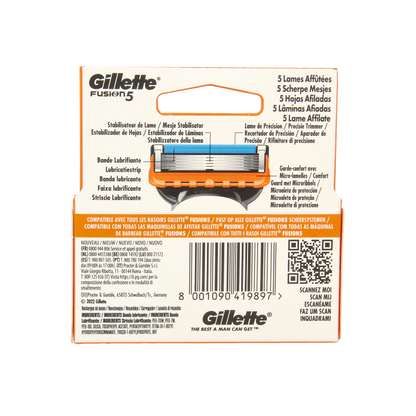 Gillette Fusion mesjes base  4 Stuks