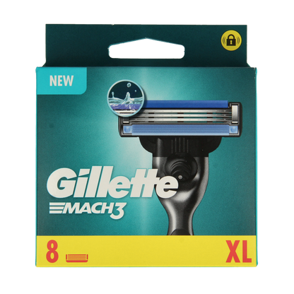 Gillette Mach3 base mesjes regular 8 Stuks