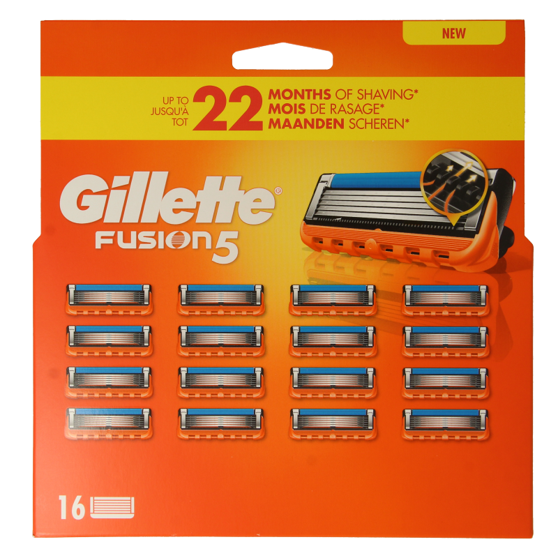 Gillette Fusion manual blades 16 Stuks