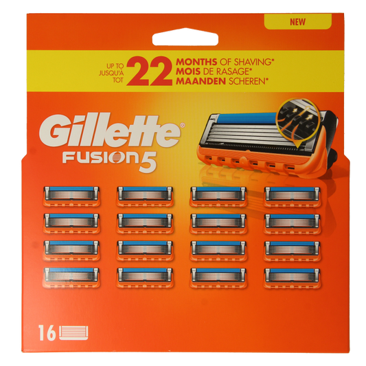 Gillette Fusion manual blades 16 Stuks