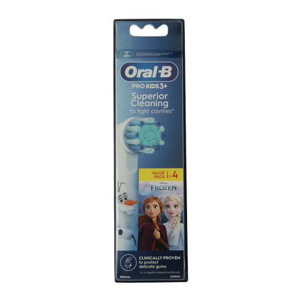 Oral B Opzetborstel kids frozen 4 Stuks