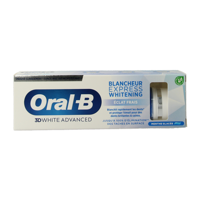 Oral B Tandpasta3D white advanced expres fresh whitening 75 Milliliter
