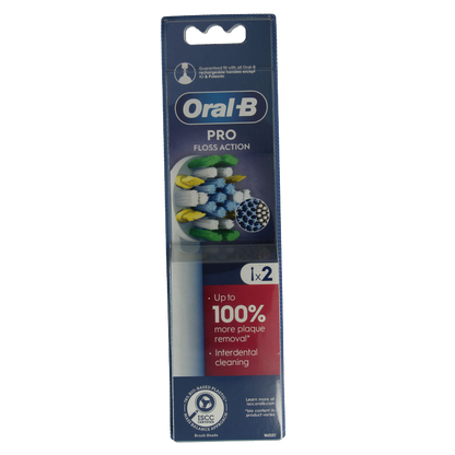 Oral B Opzetborstel floss action 2 Stuks