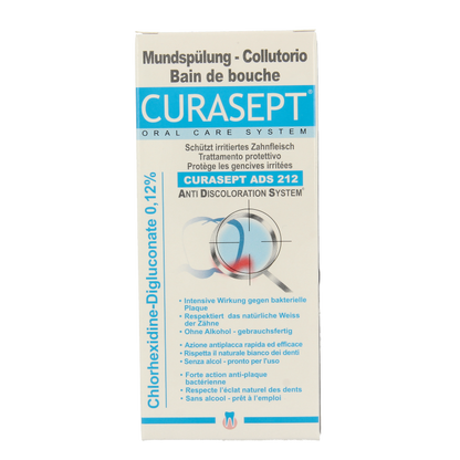 Curasept ADS mondspoelmiddel - 0,12% chloorhexidine 200 Milliliter