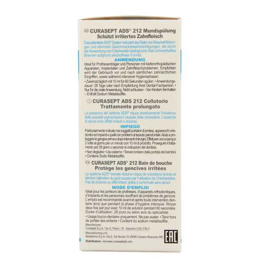 Curasept ADS mondspoelmiddel - 0,12% chloorhexidine 200 Milliliter