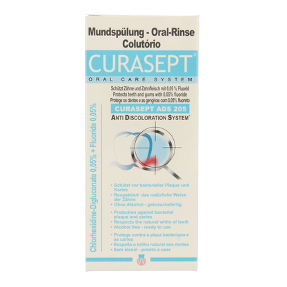 Curasept ADS Mondspoelmiddel - 0,05% chloorhexidine 200 Milliliter