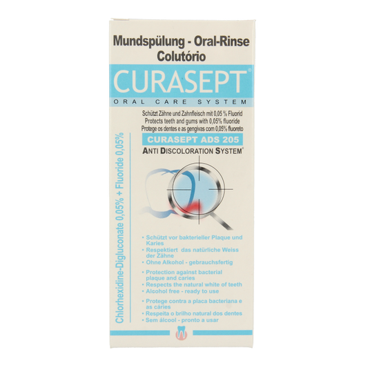 Curasept ADS Mondspoelmiddel - 0,05% chloorhexidine 200 Milliliter