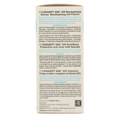 Curasept ADS Mondspoelmiddel - 0,05% chloorhexidine 200 Milliliter