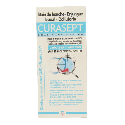 Curasept ADS Mondspoelmiddel - 0,05% chloorhexidine 200 Milliliter