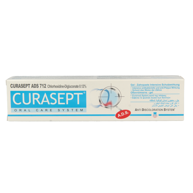 Curasept ADS Gel-tandpasta - 0,12% chloorhexidine 75 Milliliter