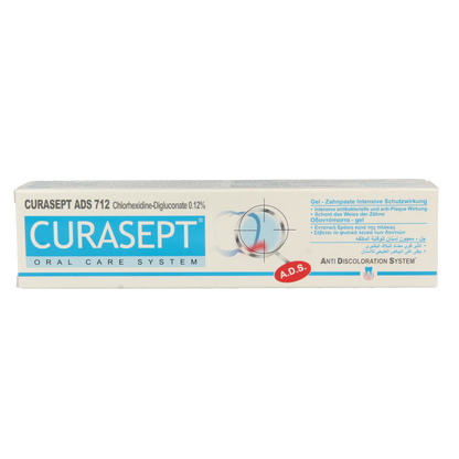 Curasept ADS Gel-tandpasta - 0,12% chloorhexidine 75 Milliliter