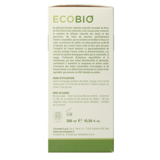 Curasept EcoBio mondspoelmiddel 300.00 Milliliter