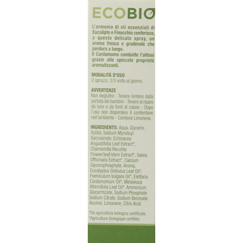 Curasept Ecobio spray 20 Milliliter
