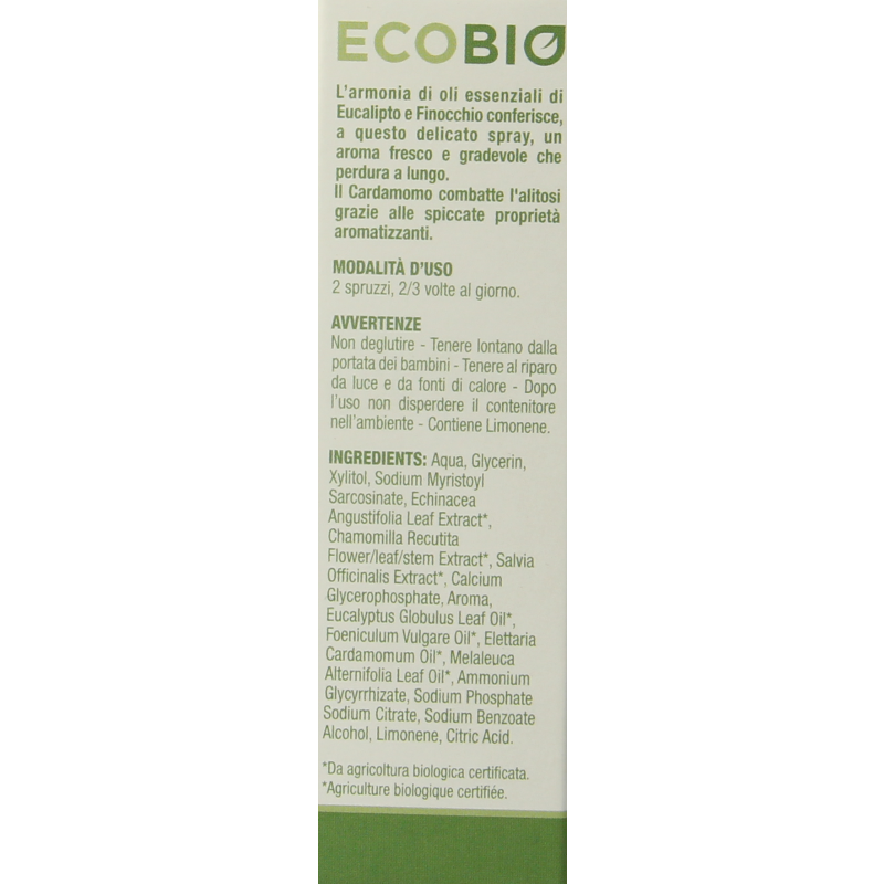 Curasept Ecobio spray 20 Milliliter
