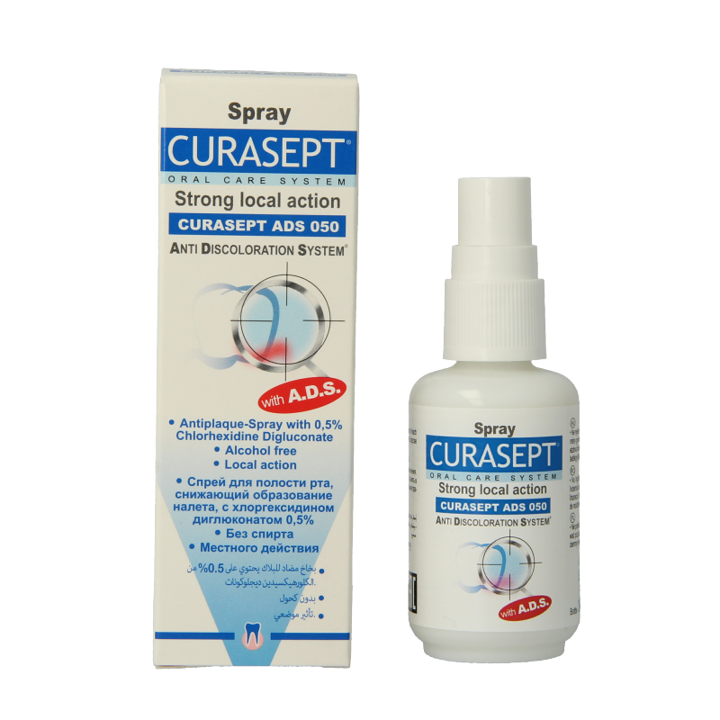 Curasept ADS mondspray chloorhexidine 0.5% 30 Milliliter