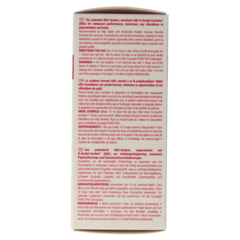 Curasept ADS DNA Perio Pro CHX 0,12% + HA mondspoelmiddel 200 Milliliter