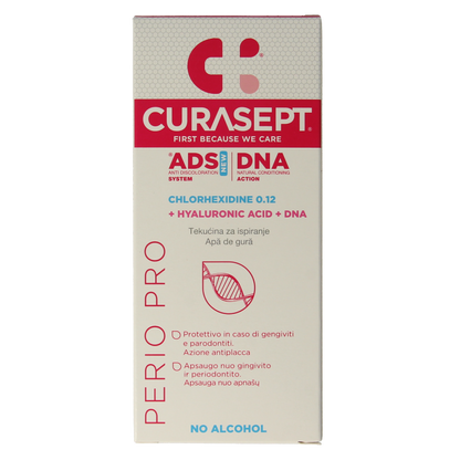 Curasept ADS DNA Perio Pro CHX 0,12% + HA mondspoelmiddel 200 Milliliter