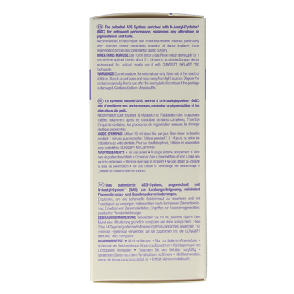 Curasept ADS DNA Implant Pro CHX 0,20% + HA mondspoelmiddel 200 Milliliter