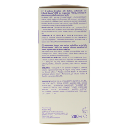 Curasept ADS DNA Implant Pro CHX 0,20% + HA mondspoelmiddel 200 Milliliter