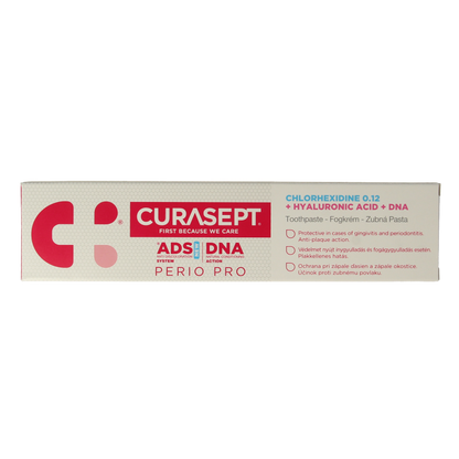 Curasept ADS DNA Perio Pro 712 CHX 0,12% + HA tandpasta 75 Milliliter