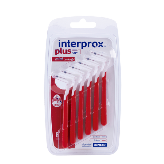Interprox Plus ragers mini conical rood 6 Stuks