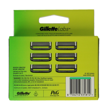 Gillette Labs lubrastrip 6 Stuks