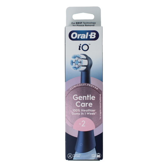 Oral B Opzetborstel IO gentle care zwart 2 Stuks